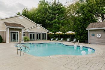 Heated saltwater pool